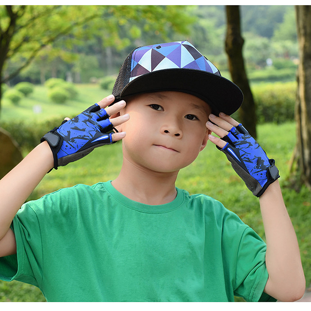 Fishing Gloves - Luvas de proteção para ciclismo, com