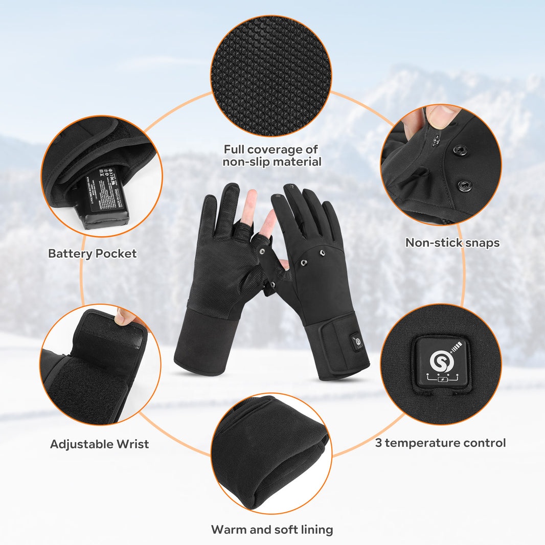 Luvas de Pesca ao Ar Livre com - Fishing Gloves avaliação e preço