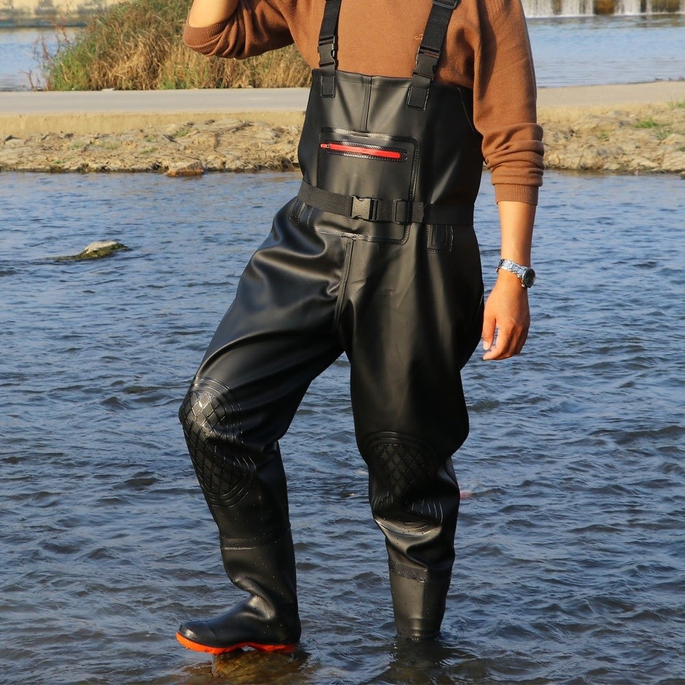 Macacão de pesca em PVC, com p - Fishing Pants Waterproof avaliação e preço
